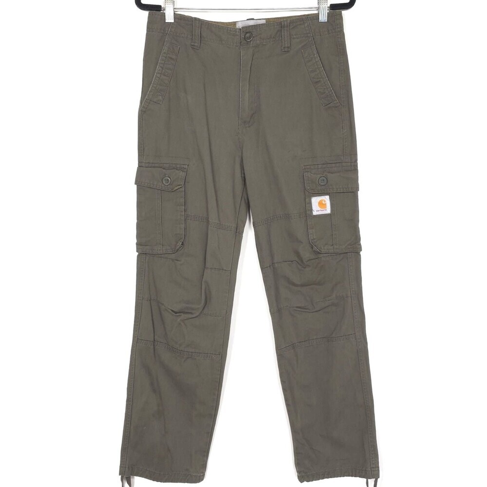 Carhartt Work in Progress Cargo Pants Men 32x29 Green Utility Outdoor Streetwear